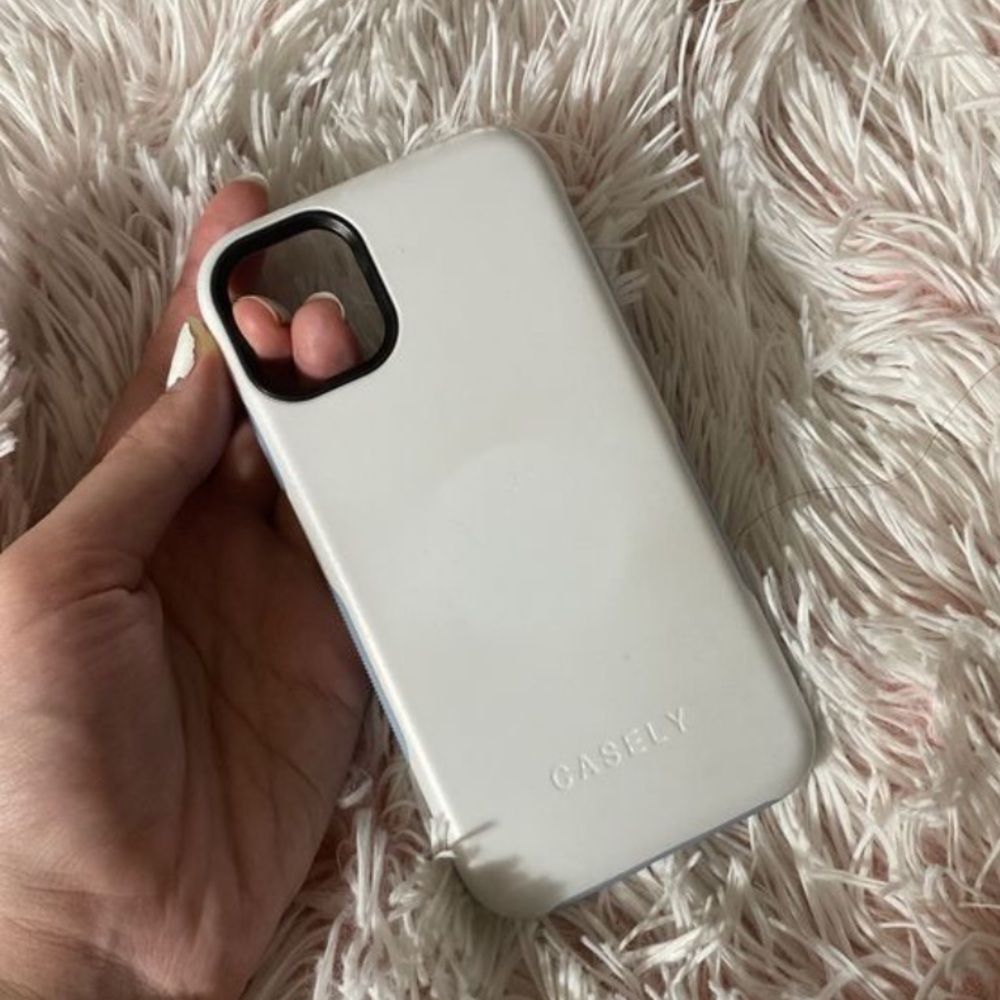 The Bold Collection- white on light blue-iPhone 11